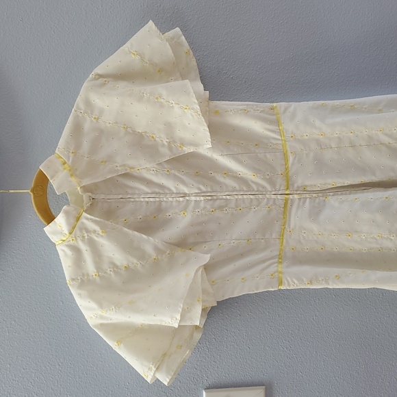 Vintage 1960 Eyelet Handmade Dress - Picture 7 of 11